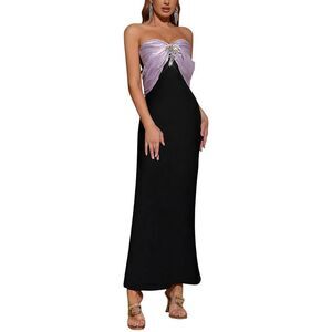 Amina Glam Womens  Maxi Dress